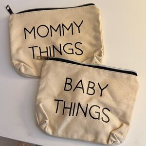 Amazon Tan Storage Pouches Set